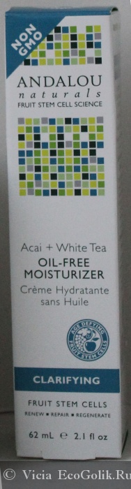    Oil-Free Moisturizer, Acai + White Tea Andalou Naturals -   Vicia
