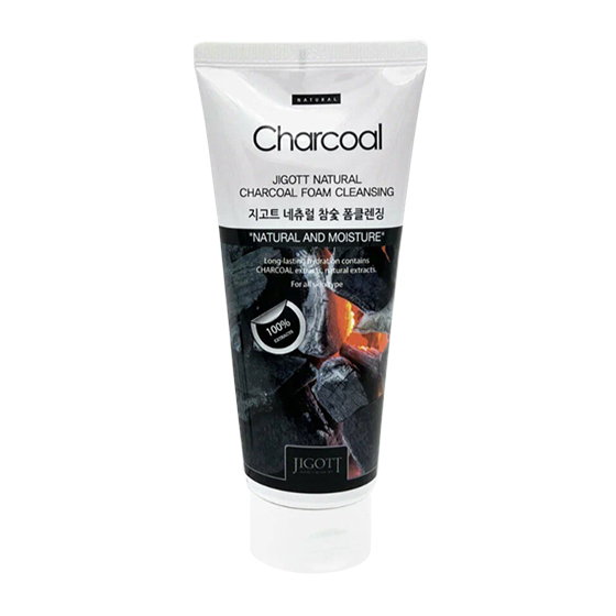 Пенка для умывания с древесным углем Natural Charcoal Foam Cleansing