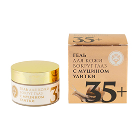 Гель для кожи вокруг глаз с муцином улитки 35+