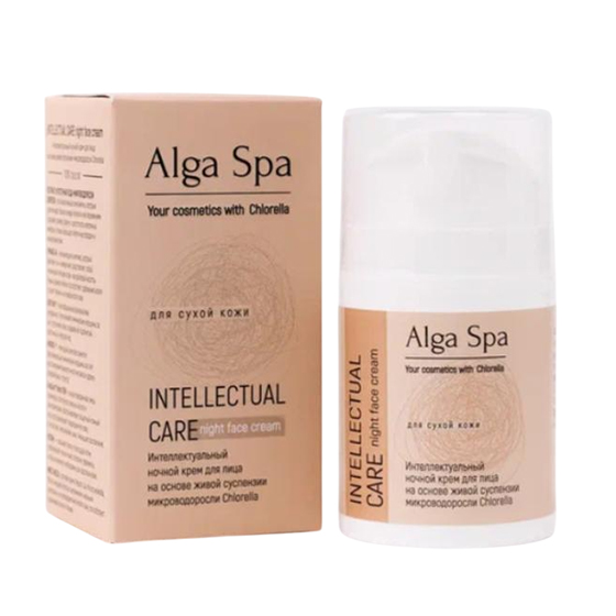 Интеллектуальный ночной крем для лица на основе суспензии живой микроводоросли Chlorella