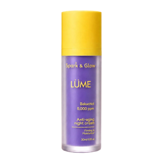 Ночной антивозрастной крем для лица с бакучиолом LUME