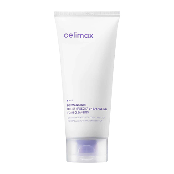 Слабокислотная пенка для умывания Derma Nature Relief Madecica pH Balancing Foam Cleansing