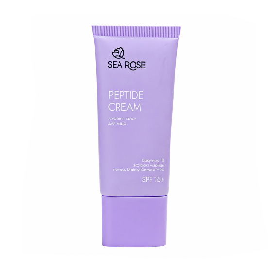 Лифтинг-крем для лица PEPTIDE CREAM с бакучиолом, пептидами и экстрактом устрицы SPF 15+