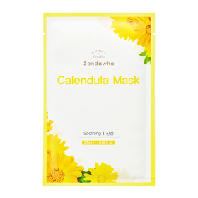 Маска для лица успокаивающая на основе экстракта календулы
