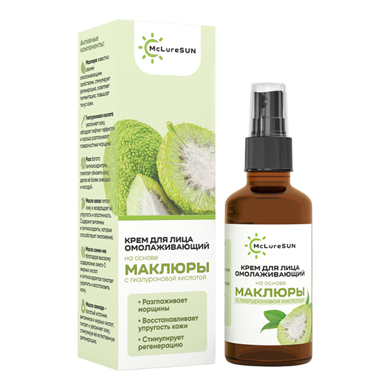 Крем омолаживающий маклюра с гиалуроновой кислотой