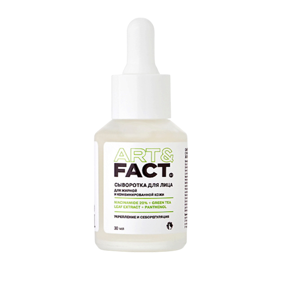 Себорегулирующая сыворотка для лица Niacinamide 20%+Green Tea Leaf Extract
