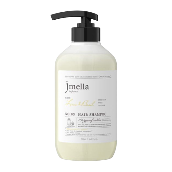 Парфюмированный шампунь для волос In France Lime & Basil Hair Shampoo