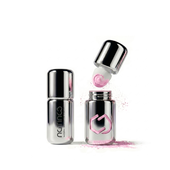Розовая минеральная пудра для лица Natinco Hydra Pink миниатюра