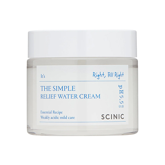 Восстанавливающий крем для лица The simple relief water cream