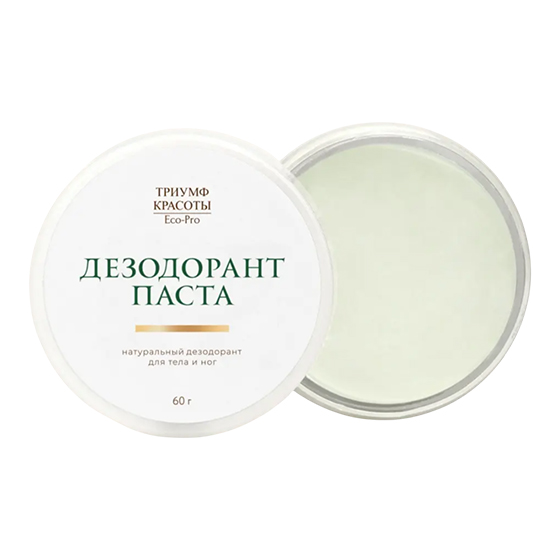 Дезодорант-паста для тела мята и бергамот