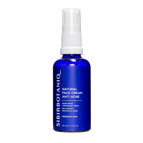 Натуральный крем для проблемной кожи лица anti acne