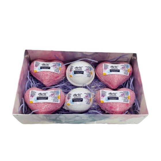 Подарочный бокс бомбочек для ванны