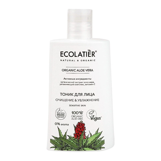 Тоник для лица Очищение & Увлажнение Organic Aloe Vera
