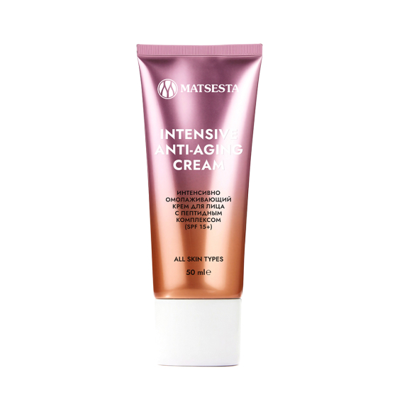 Интенсивно омолаживающий крем INTENSIVE ANTI-AGING CREAM с пептидным комплексом (SPF 15+)