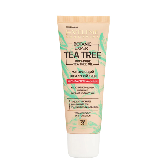 Матирующий тональный крем Botanic expert tea tree
