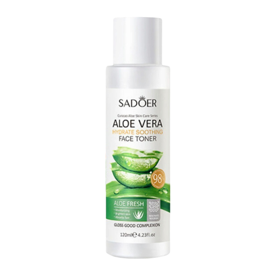 Тонер для лица увлажняющий и успокаивающий Aloe vera face toner