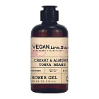 Гель для душа женский "Вишня, миндаль, бобы тонка" VEGAN.Love.Studio