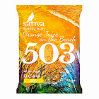 Пена для ванны "Апельсиновый фреш на пляже" №503 Sativa