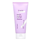 Гель-пенка для умывания Snail & Azulene Low pH Cleanser Tiam