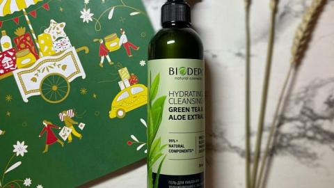 Отзыв: Увлажняющий гель для умывания с экстрактом зелёного чая и алоэ от Biodepo