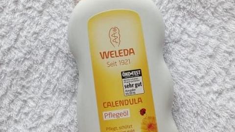 Отзыв: Про масло без запаха с календулой для младенцев от Weleda.