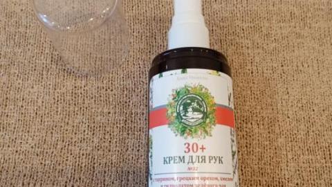 Отзыв: Крем для рук №32 30+ Дары Природы