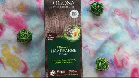 Отзыв: Logona Растительная краска для волос 090 "Умбра" Темно-коричневый и ее сравнение с красками Khadi
