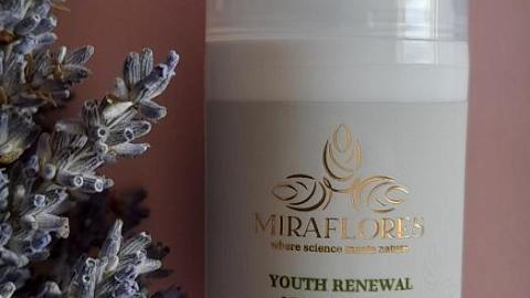 Отзыв: Сыворотка омолаживающая с меристемными экстрактами проростков люцерны и почек малины Miraflores - приятная текстура, большое количество активных компонентов, приятный аромат