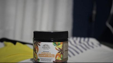 Отзыв: Аромасвеча «Апельсин и корица»