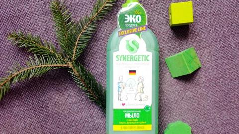 Отзыв: Мыло Synergetic с маслами мирты, душицы и герани - теперь у нас дома