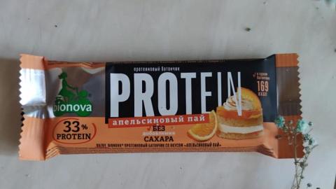 Отзыв: Протеиновый батончик Bionova апельсиновый пай.