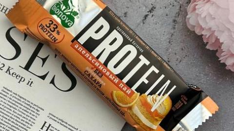 Отзыв: Апельсиновый протеиновый  батончик от Bionova меня покорил!