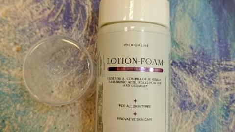 Отзыв: Мицеллярный лосьон-пенка с минеральным комплексом, гиалуроновой кислотой, жемчужной пудрой и коллагеном AleVi