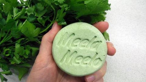 Отзыв: Мятнее мятного, бодрее бодрого - сойти с ума от одного прикосновения - твёрдый шампунь 