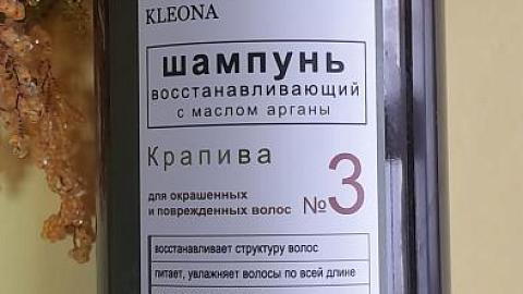 Отзыв: Шампунь восстанавливающий № 3 серии Крапива Kleona - находка для моих густых волос!