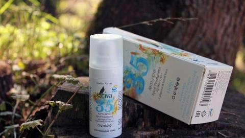 Отзыв: Прыщ был и нет прыща. Крем 35 ANTI-AKNE от Sativa