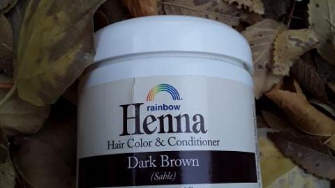 Отзыв: Хна, краска для волос и кондиционер dark brown