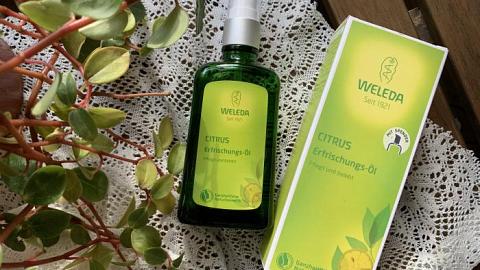 Отзыв: Цитрусовое освежающее масло Weleda - оставим до лета