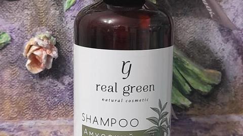 Отзыв: Шампунь для объема и роста волос с Амурским бархатом REAL GREEN - никакой пушистости, красивые и блестящие волосы!