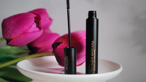 Отзыв: COLLAGEN MASCARA натуральная тушь для ресниц черная, удлиняющая, с коллагеном и гиалуроновой кислотой от бренда Chocolatte