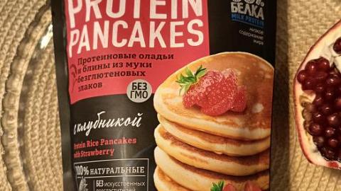 Отзыв: Смесь для приготовления протеиновых оладий и блинов с клубникой Bionova