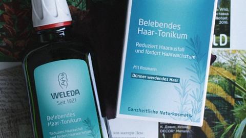 Отзыв: Укрепляющее средство для роста волос с розмарином Weleda