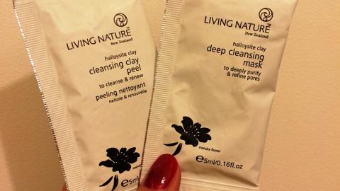 Отзыв: Глубоко очищающая маска Living Nature + Очищающий пилинг с глиной Living Nature