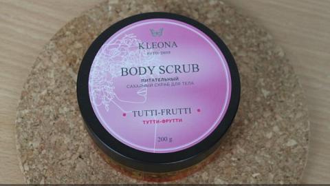 Отзыв: Kleona Скраб сахарный «Тутти-фрутти»