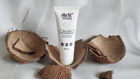 Отзыв: Крем для рук с витаминами С и Е от AleVi.