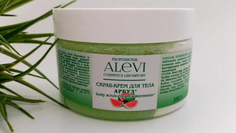 Отзыв: Скраб-крем для тела Арбуз от бренда AleVi