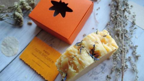 Отзыв: Раз цветок, два цветок - мыло Липа-Василек)