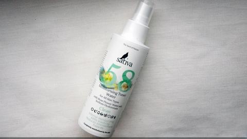 Отзыв: Тоник увлажняющий №58 Sativa