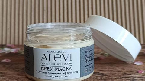Отзыв: Крем-маска Alevi с отбеливающим эффектом. Поможет в короткий срок устранить следы, которые возникают при постакне.