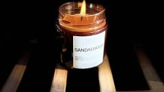 Отзыв: Свеча ароматическая Sandalwood/Сандаловое дерево от LeLe Candles
